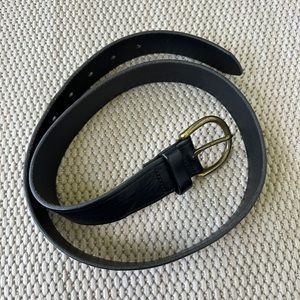 Madewell Black Leather Belt